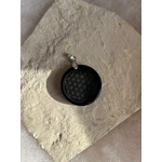 pendente in pietra + fiore della vita